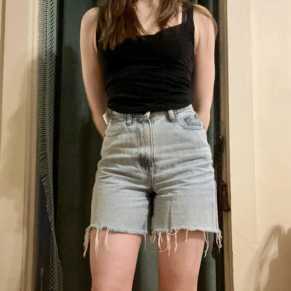 Meshki light blue shorts size 2